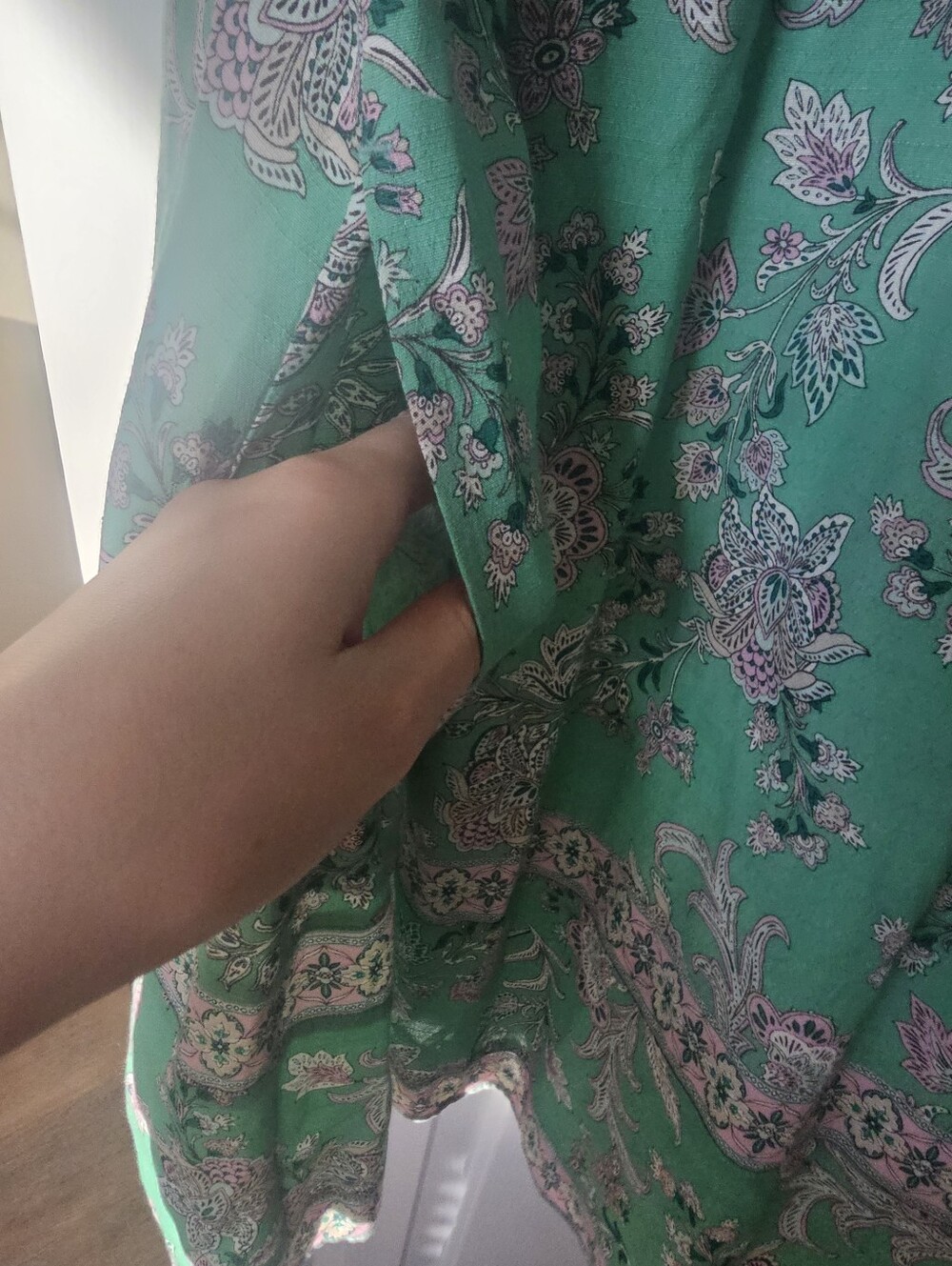 J. Jill Border-Printed Flounced-Hem Dress - Picture 4 of 6